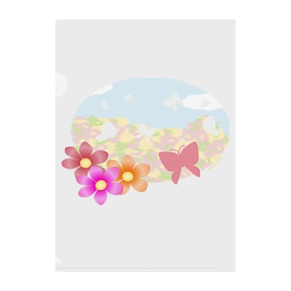 Butterfly wings flapping Clear File Folder