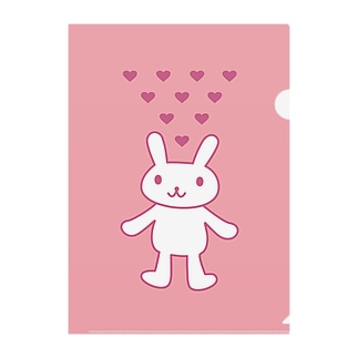 LOVELY♡RABBIT Clear File Folder