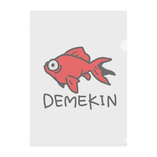 DEMEKIN(赤) Clear File Folder