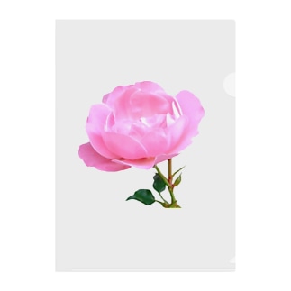 La Rose Fleur Clear File Folder