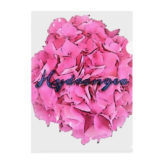 紫陽花 ～hydrangea ～ Clear File Folder