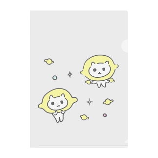 Lemon Cat ねこレモン🍋 Clear File Folder
