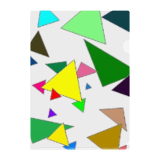 Trianglez_ｗ Clear File Folder