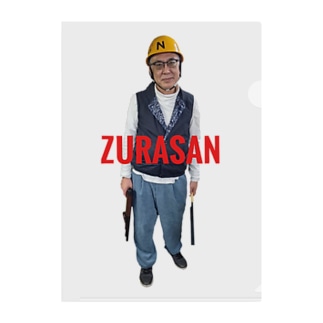 ZURASAN(社長モデル) Clear File Folder