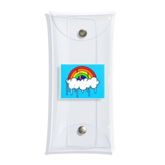 虹と雲と空 Clear Multipurpose Case
