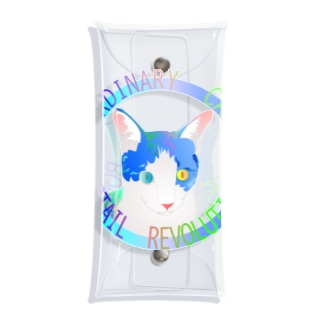 ordinary cats01h.t.(冬) Clear Multipurpose Case