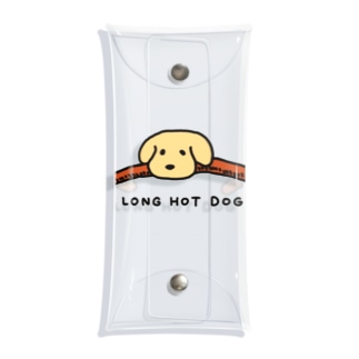 ロングホットドッグ！（LONG HOT DOG） Clear Multipurpose Case