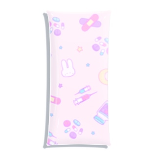 【IENITY】 Yamikawaii Syndrome #Pink クリアケース Clear Multipurpose Case