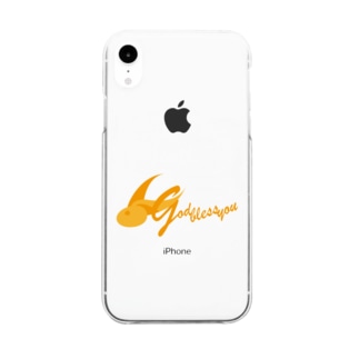 orange rabbit Clear Smartphone Case