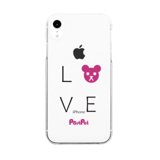 LOVEモモ Clear Smartphone Case