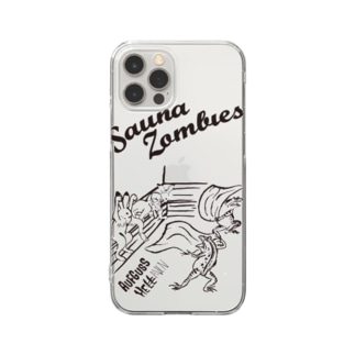 SAUNA ZOMBIES -アウフギーガ スマホケース - Clear Smartphone Case