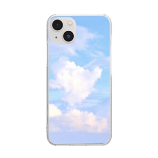 cloud blue Clear Smartphone Case