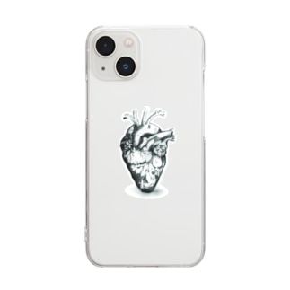 heart. Clear Smartphone Case