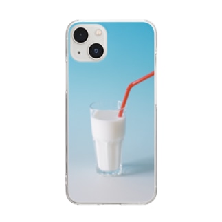 ミルク Clear Smartphone Case