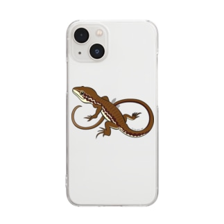 ニホンカナヘビ Clear Smartphone Case