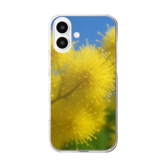 ミモザ Clear Smartphone Case