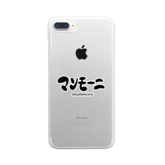 マンモーニ Clear Smartphone Case