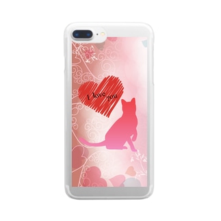 Lovely CAT Clear Smartphone Case