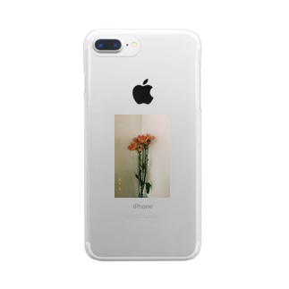 かわいいお花の写真 Clear Smartphone Case