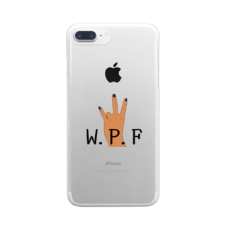 W.P.F 枠なし Clear Smartphone Case
