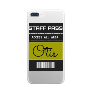 Staff pass Clear Smartphone Case