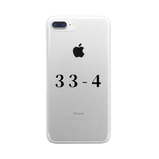 33-4 Clear Smartphone Case