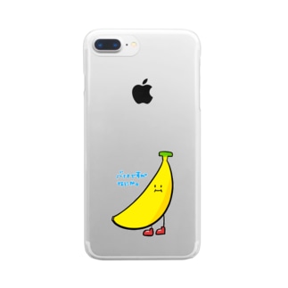 バナナですがなにか。 Clear Smartphone Case