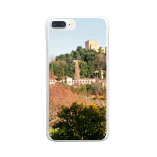 スペイン：アルハンブラ宮殿の冬景色　Spain: view of la Alhambra / Granada Clear Smartphone Case