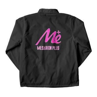 MESARION＋ロゴ　文字切り抜きVer（ピンク） コーチジャケット