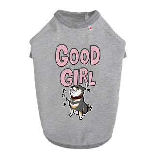 GOOD GIRL（黒柴） Dog T-shirt