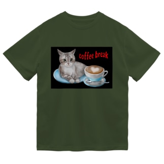 カフェネコ　コーヒーブレイク Dry T-Shirt