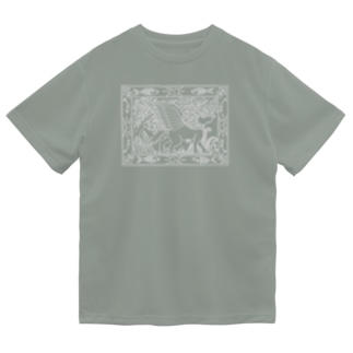  企みのKingdom（線_シルバー）  Dry T-Shirt
