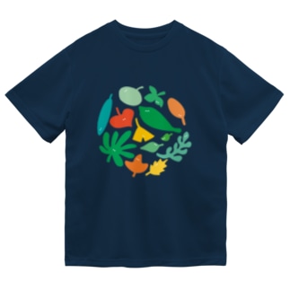 葉っぱのおばけたち Dry T-Shirt