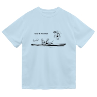 ラブラドール山と川 Dry T-Shirt