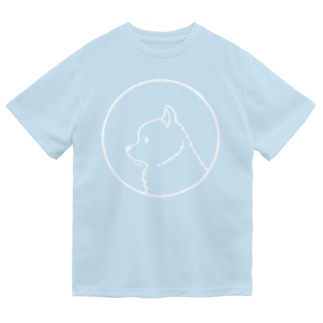 ポメラニアン〈白線･円〉 Dry T-Shirt