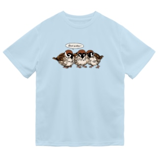 ふっくらスズメ Dry T-Shirt