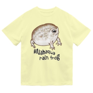 Namaqua rain frog(なまかふくらがえる) 英語バージョン Dry T-Shirt