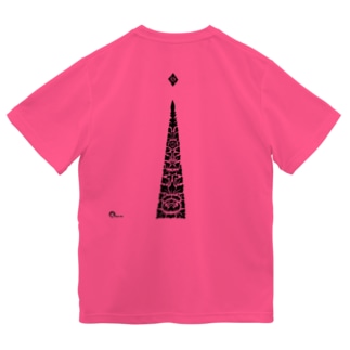 バリ三角+星　黒 Dry T-Shirt