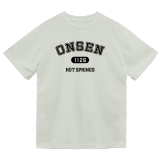 ONSEN (ブラック) Dry T-Shirt