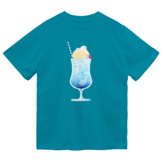 あざらしクリームソーダ・空 Dry T-Shirt