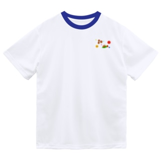 ホオズキ 水玉パターン Dry T-Shirt