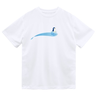 氷とペンギン（1羽） Dry T-Shirt