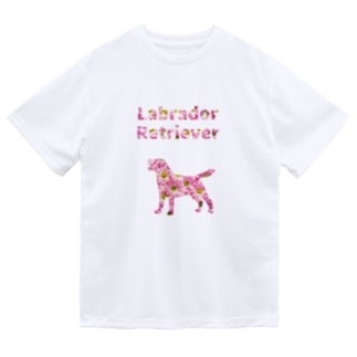 ラブラドールレトリバーとデイジー Dry T-Shirt