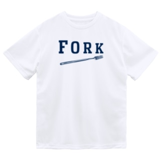 FORK (NAVY) Dry T-Shirt