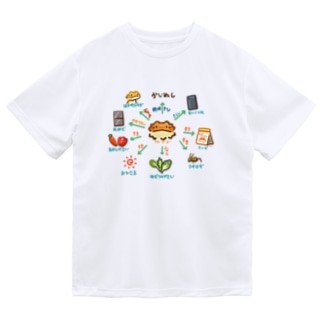 フトアゴ相関図 Dry T-Shirt