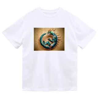 龍の輪　wide Dry T-Shirt