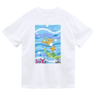 スイムわんこ Dry T-Shirt