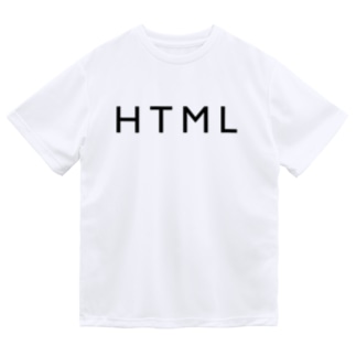 HTML（黒文字） Dry T-Shirt