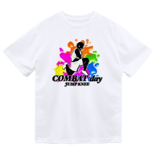 コンバット　ジャンプニーTシャツ　fitness life coach Dry T-Shirt
