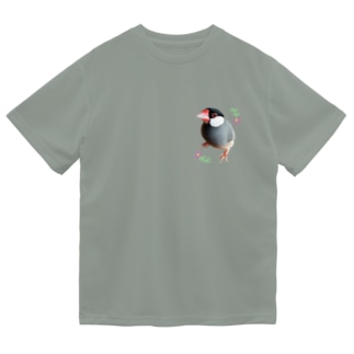 FLOWER文鳥さん Dry T-Shirt